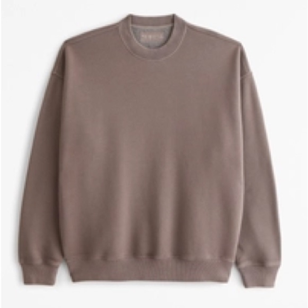 Abercrombie essential crewnecks in Iron